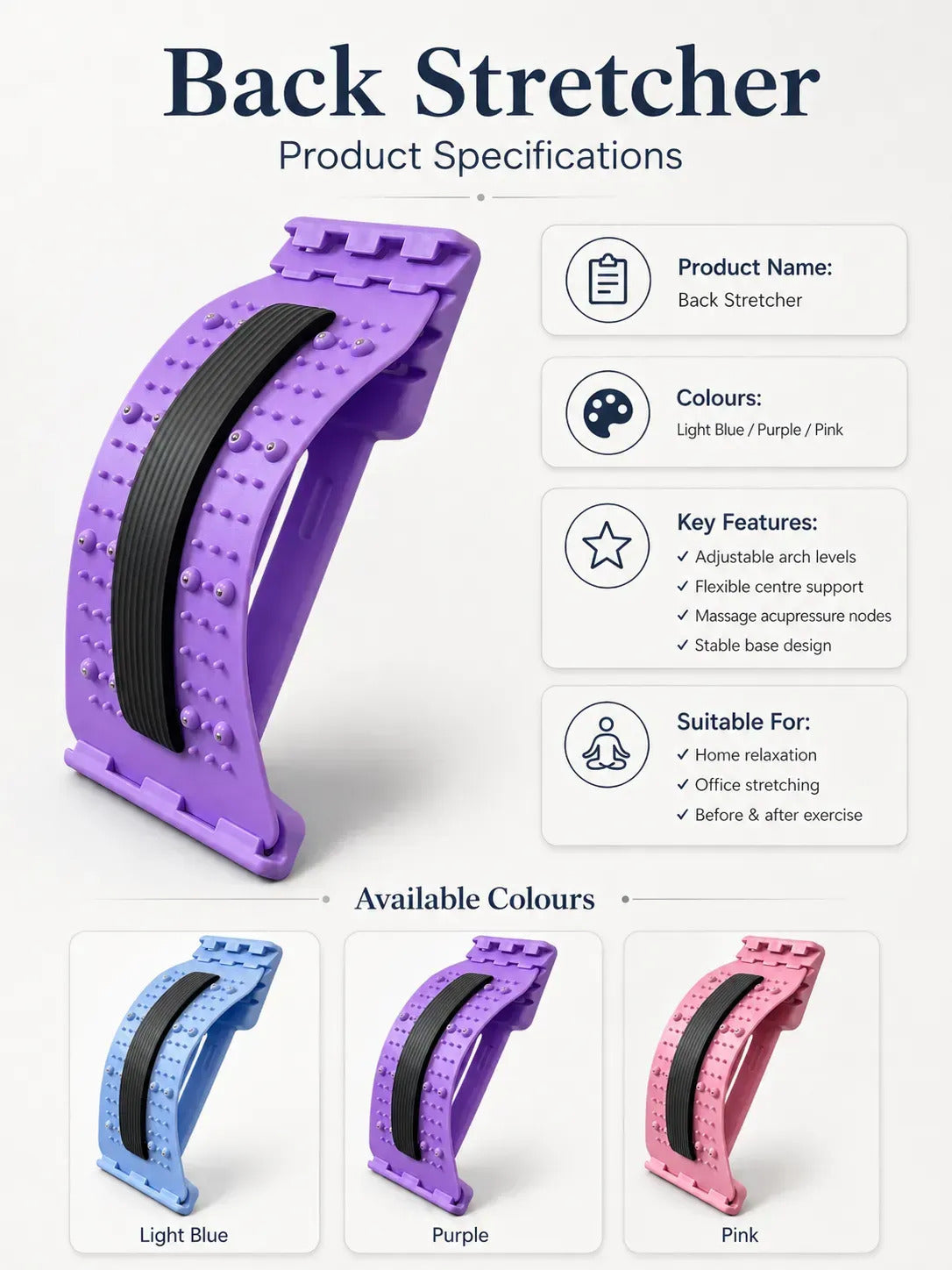 LIE DOWN FOR MINUTES โ SEE A FLATTER, TIGHTER-LOOKING WAIST! The Effortless Waist-Sculpting Stretcher Designed to Make Your Midsection Look More Defined โ Fast! ๐ช