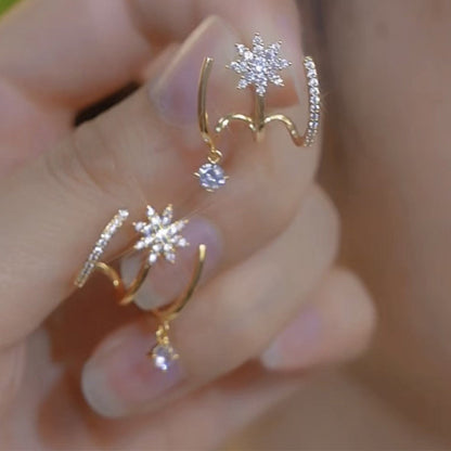 Sparkling Claw Earrings For Women