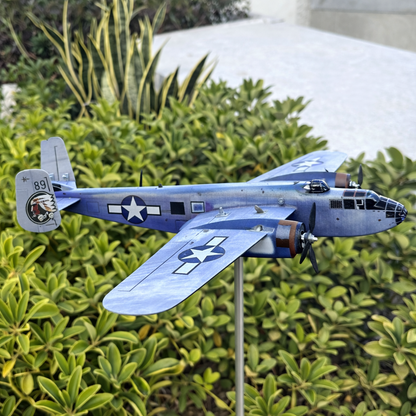 Personalized B-25 Mitchell Bomber Weathervane – WWII Aviation Garden Decor