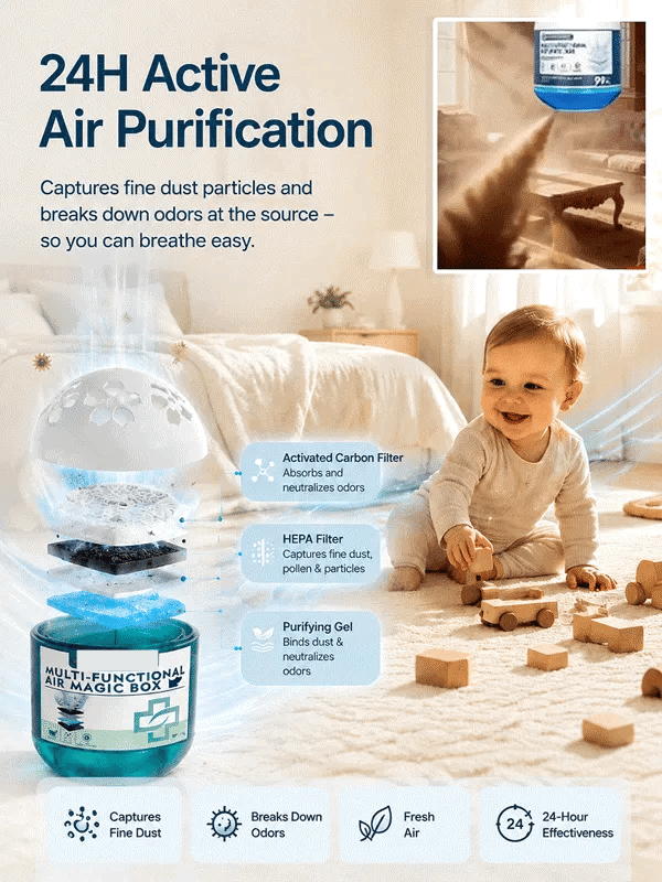 Buy 1 Get 1 Free🏆 Ideal Home Show Gold Smart Purifier